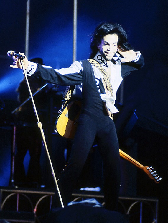 Prince performs onstage in ireland Prince performs onstage in ireland
