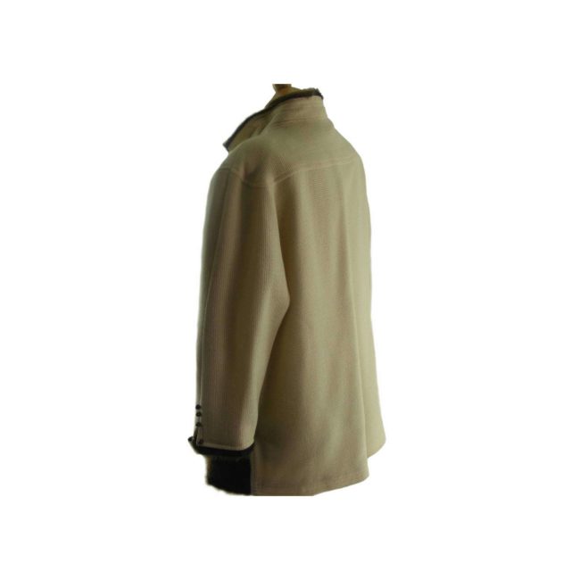 60s Woolen Fur Swing Jacket - 16 - Image 4