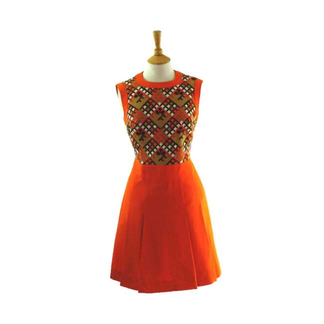 1960s Short Fitted Dress