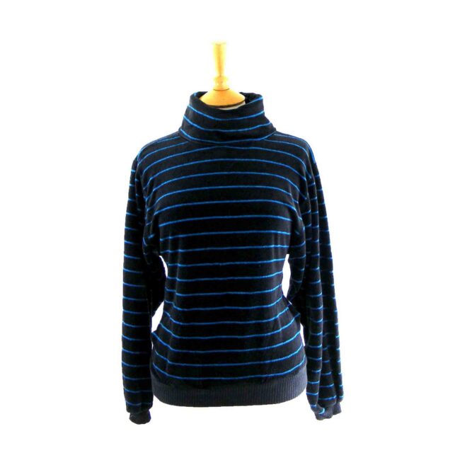 1980s striped top