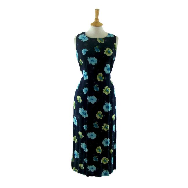 1990s Floral Maxi dress