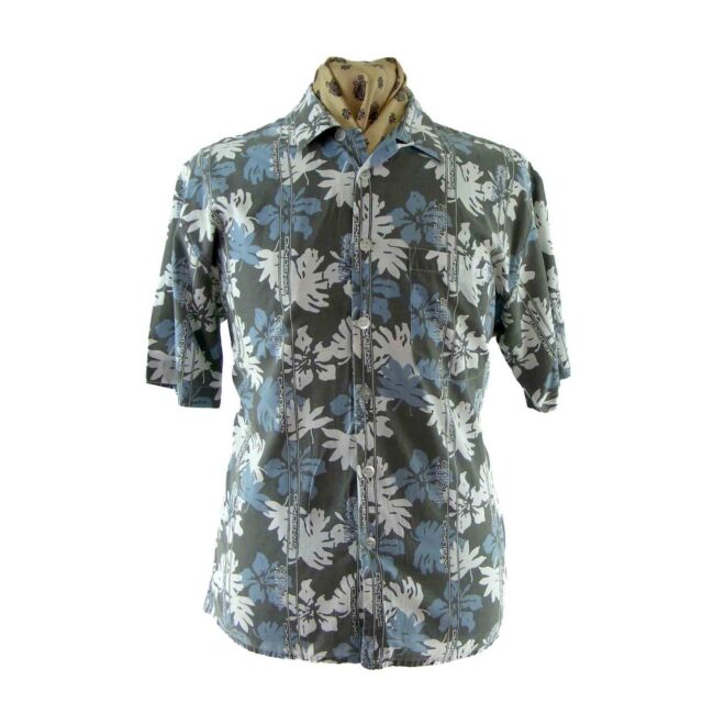 1990s Floral Printed shirt