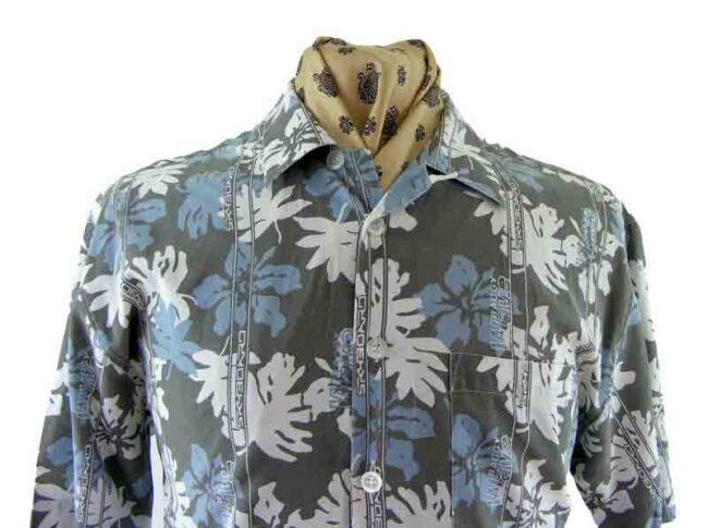 1990s Floral Printed shirt - Image 2