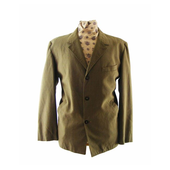 60s Brown Casual Jacket - L