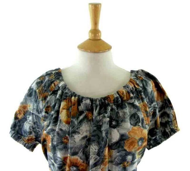60s Floral Top - Image 2
