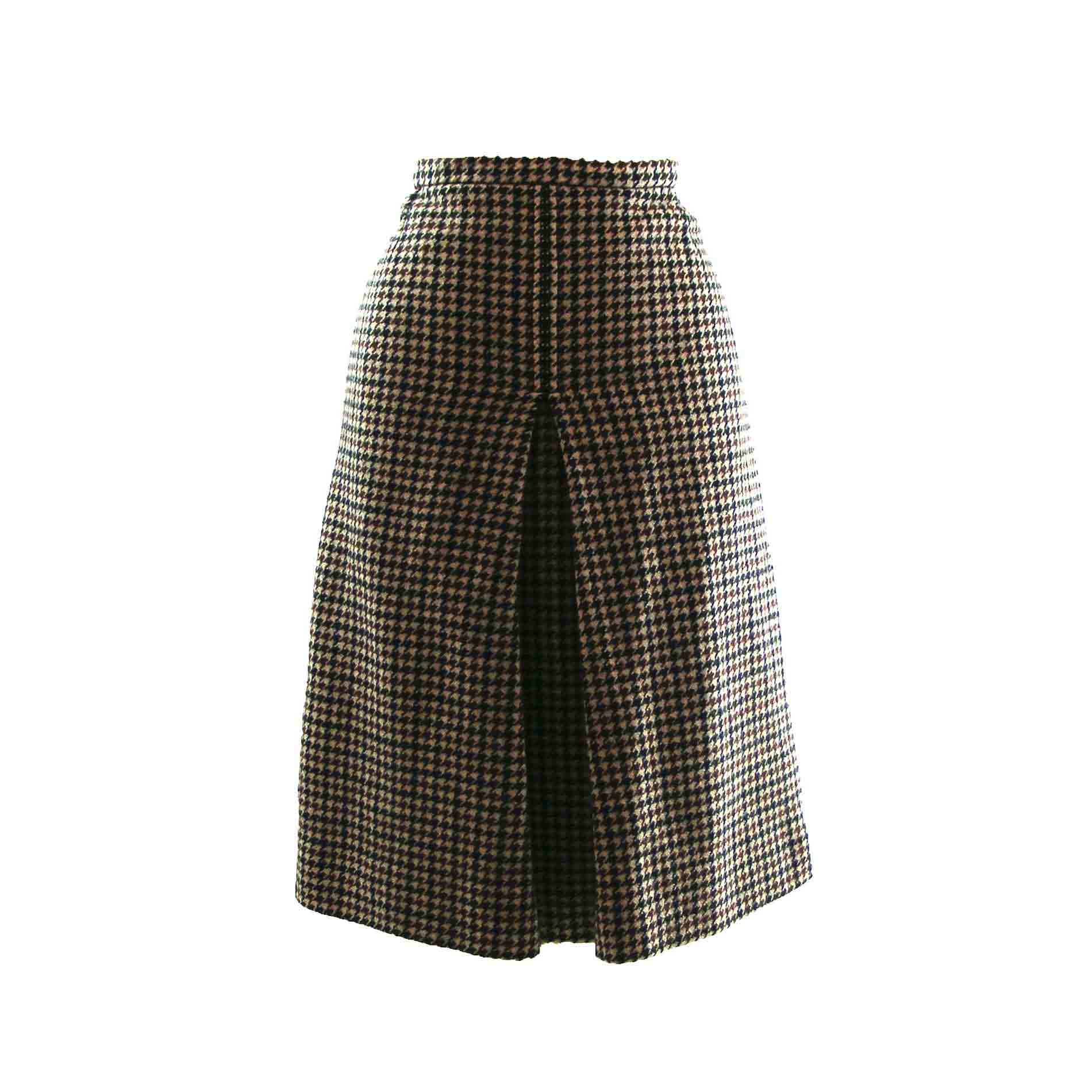 60s Hounds tooth tweed skirt