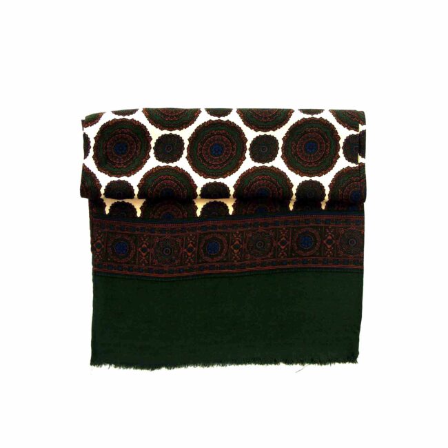 60s Mandala print Multicolored Scarf