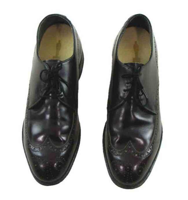 60s Oxblood Brogue Shoes - Image 3