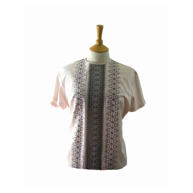 60s Pink Short Sleeved Blouse - 10