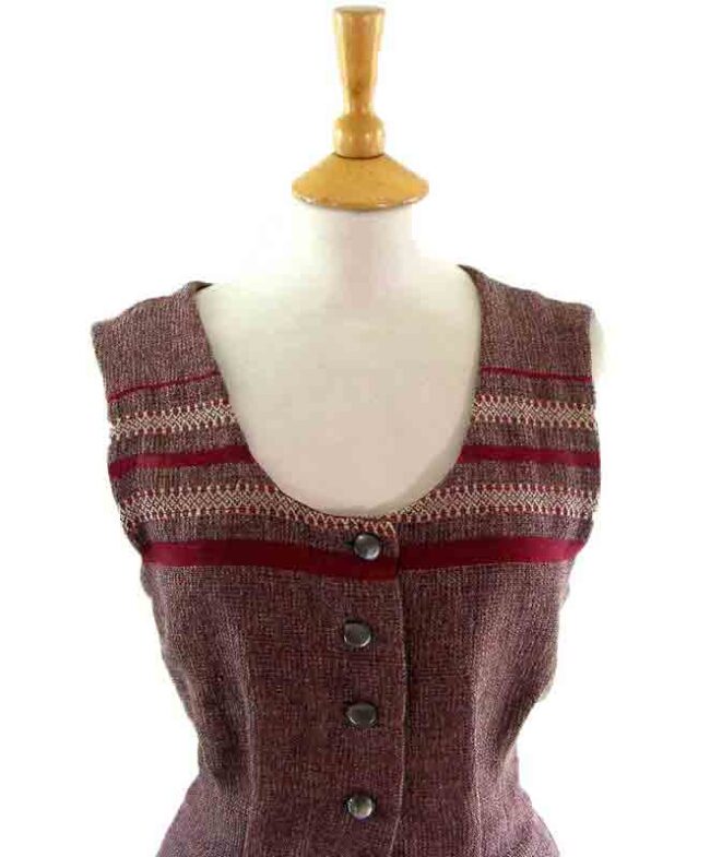 60s Wool Jumper Dress - Image 2
