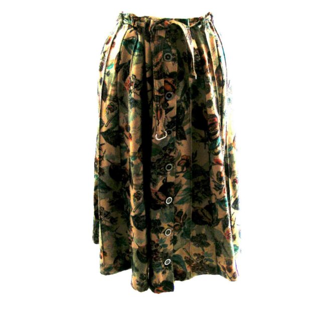 60s fruit print skirt