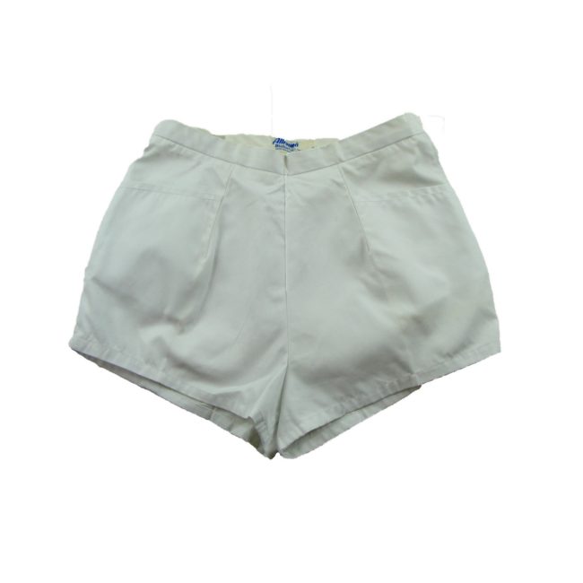 60s white tennis shorts