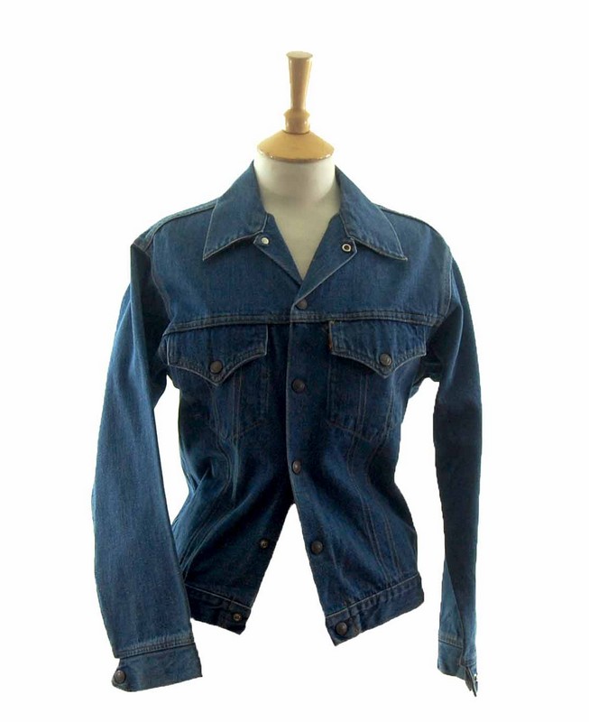 Slim Fit Levi Jacket - UK Size M - Blue 17 Vintage Clothing