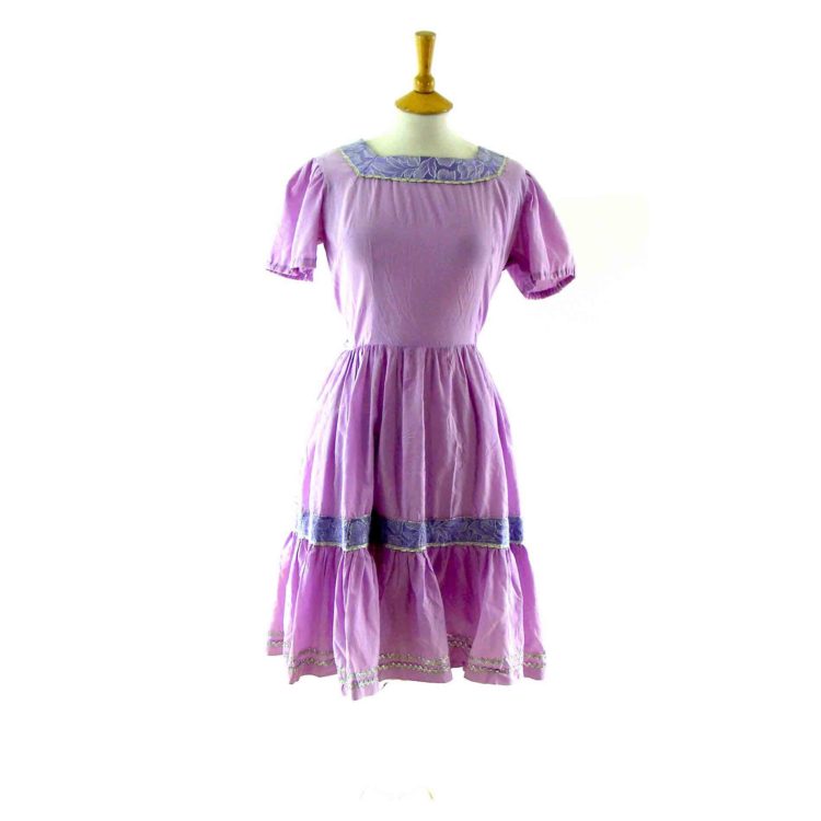 70s Amethyst midi dress