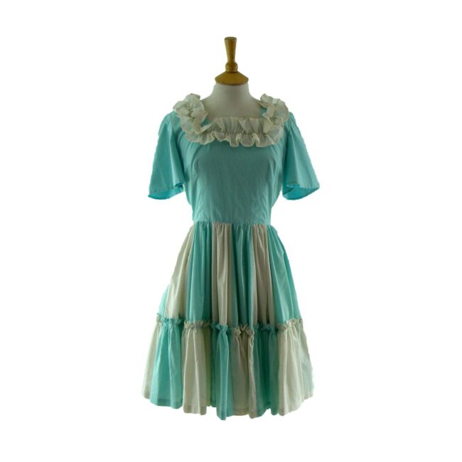 70s Aquamarine dress