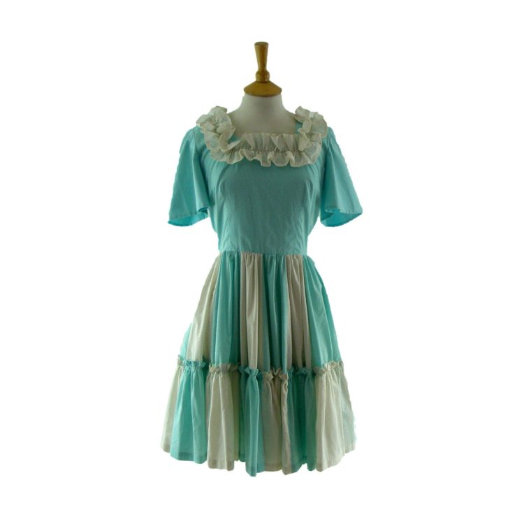 70s Aquamarine dress