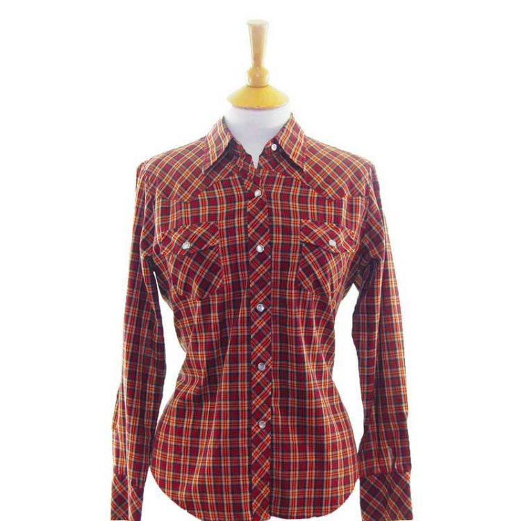 70s-Dark-Checkered-Blouse