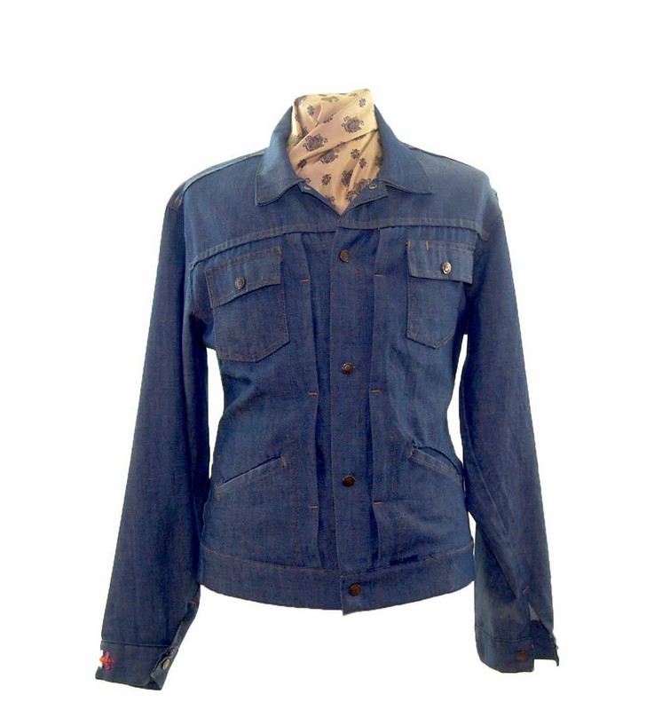 70s Embroidered JC Penney Denim Jacket 