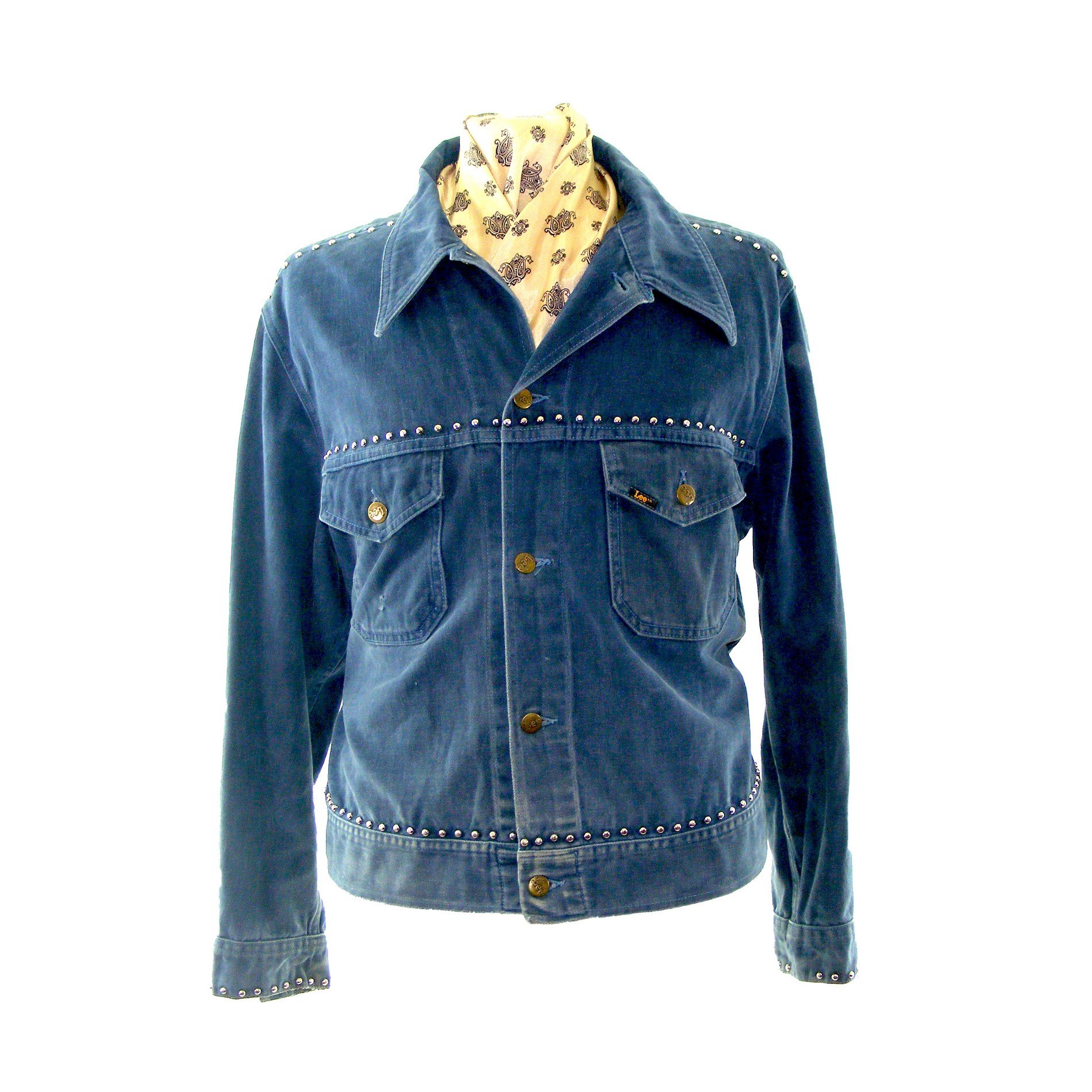 【おすすめで】 70s LEE VINTAGE DENIM JACKET USA製 101-J スポルディ