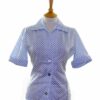70s-Polka-Dot-Short-Sleeve-Blouse.