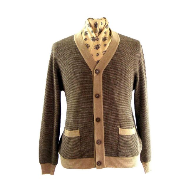 70s V neck cardigan
