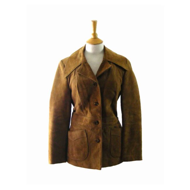 70s Womens Suede Jacket - 12