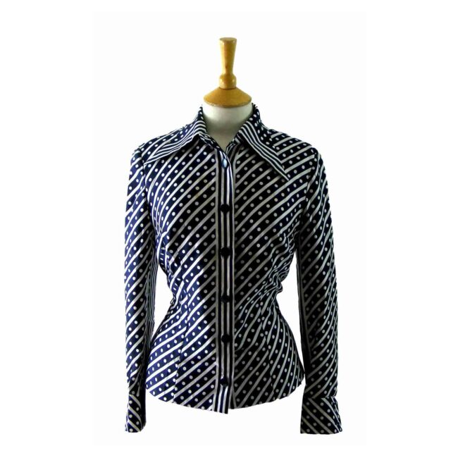 70s Polka Dot blouse