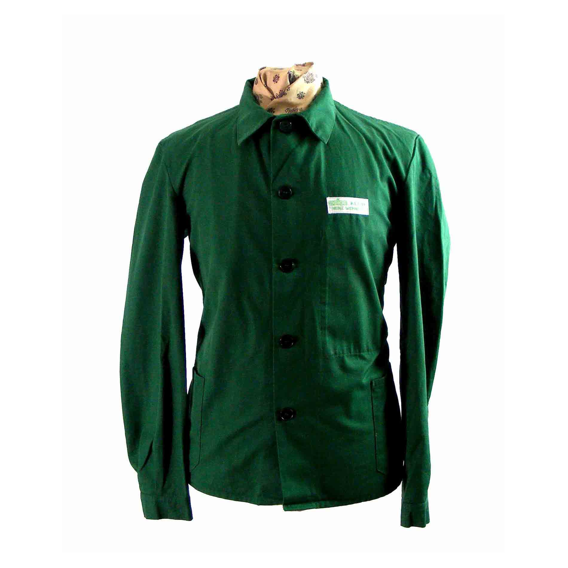 70s Three Quarter Green Workwear Jacket - L
