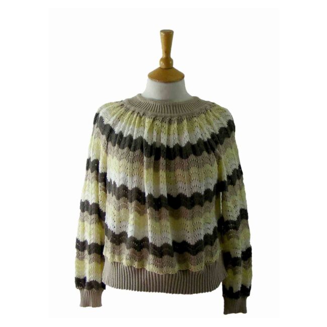 80s Deco Patterned Top - 10