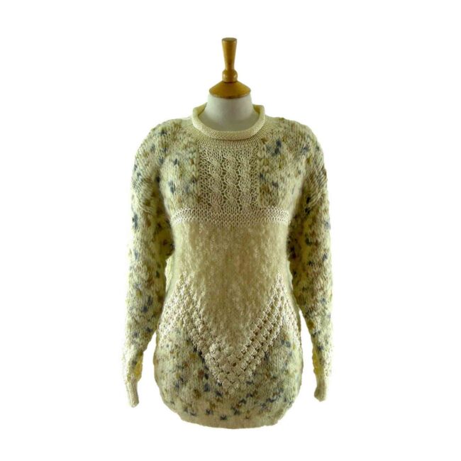 80s Mohair Wool Chunky Knit Sweater - 12