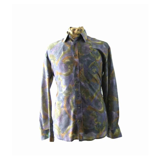 80s Multicolored Casual Shirt  - M