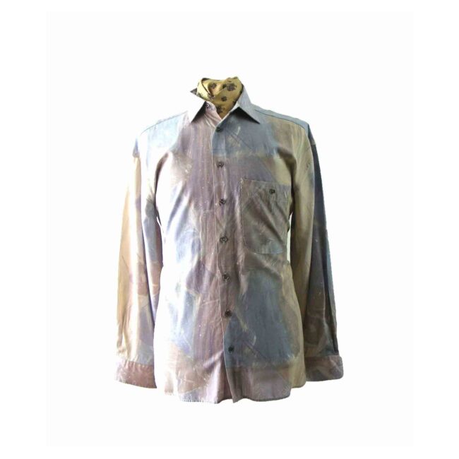 80s Patterned Multicolored Shirt - M