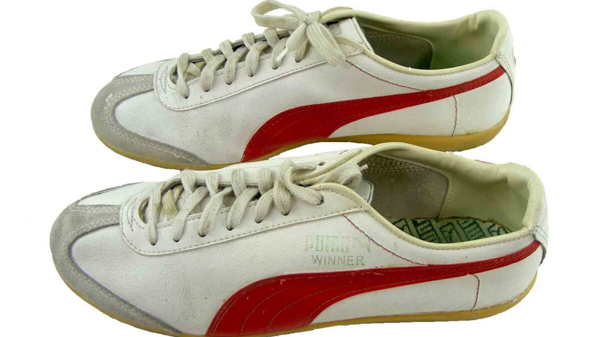 80s Puma Winner Trainers Blue 17 Vintage Clothing
