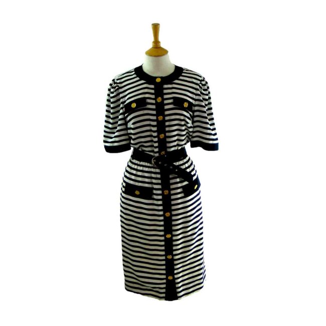 80s Striped Dress