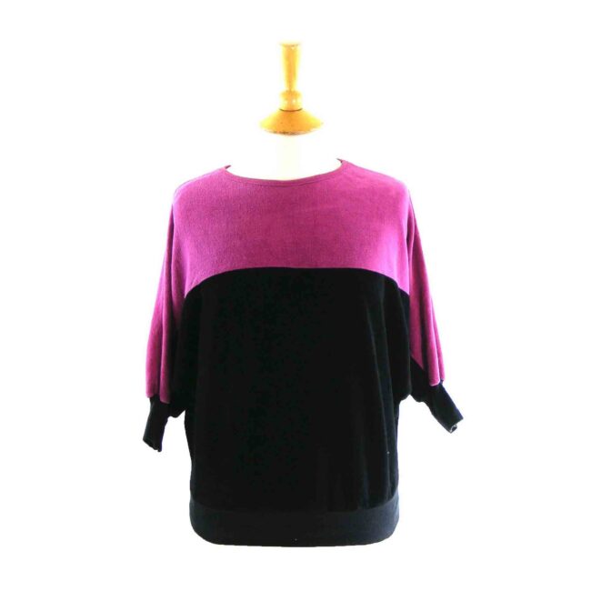 80s bat wing top