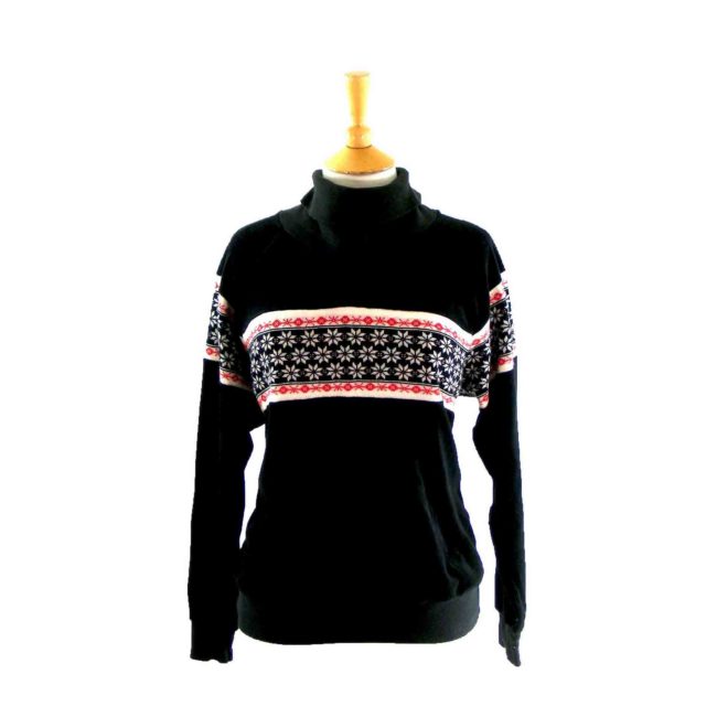 80s snowflake top