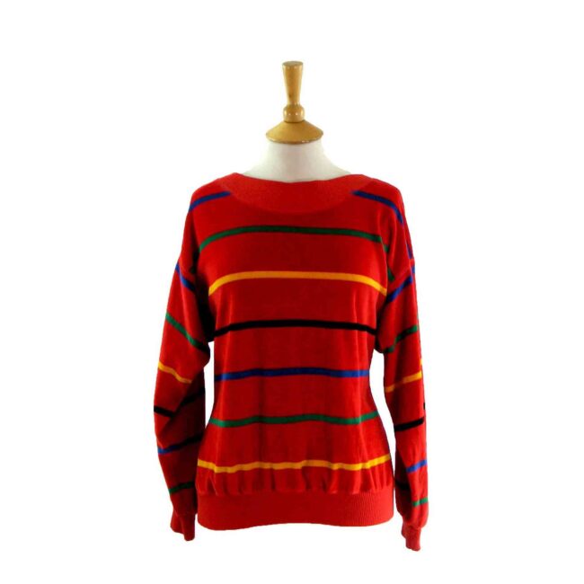 80s striped top