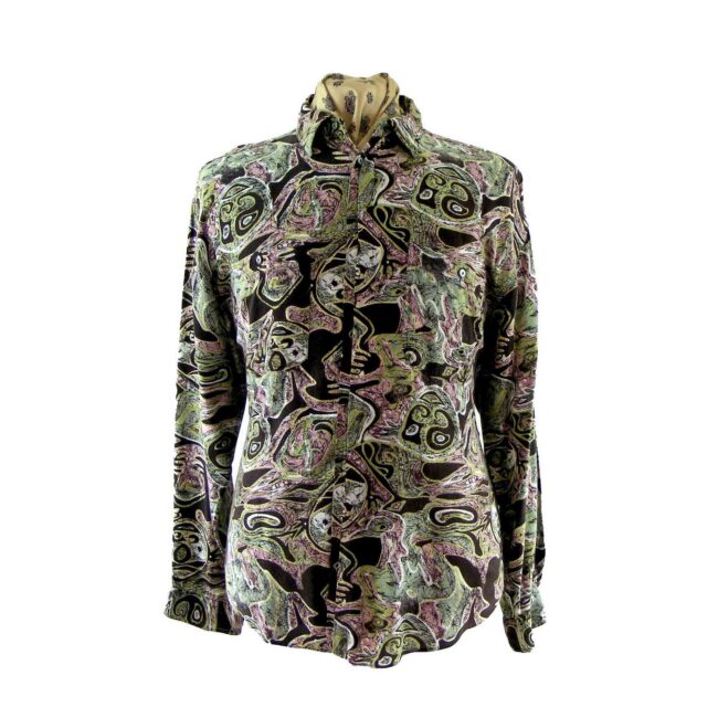90s Crazy Patterned Shirt