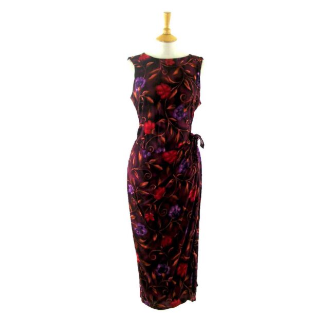 90s Floral Maxi dress