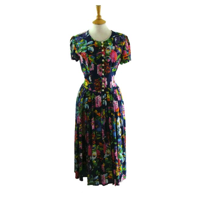 90s Floral Print dress