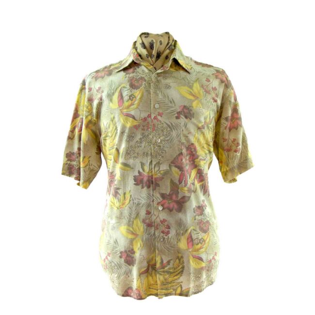 90s Floral Print shirt
