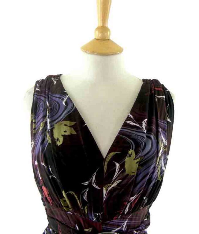 90s Floral Printed Maxi dress - Image 2
