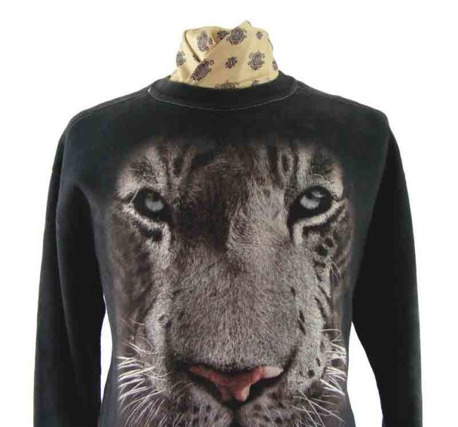 90s Lion Print Sweatshirt - Image 2
