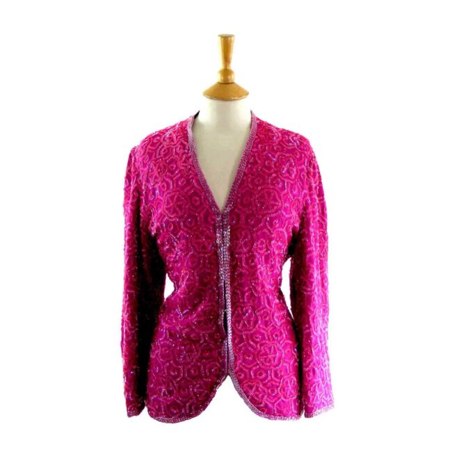 90s Pink Sequinned Jacket