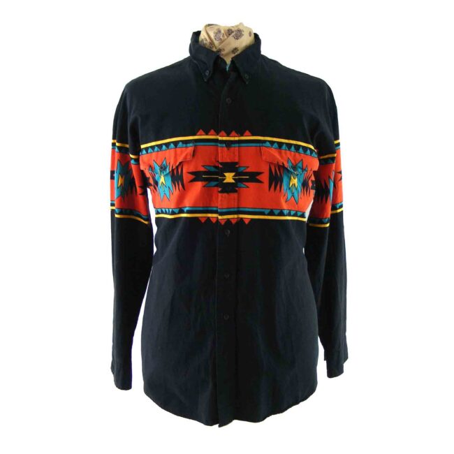 90s South West Print Shirt