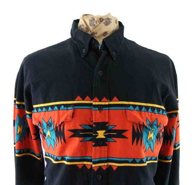 90s South West Print Shirt - Image 2