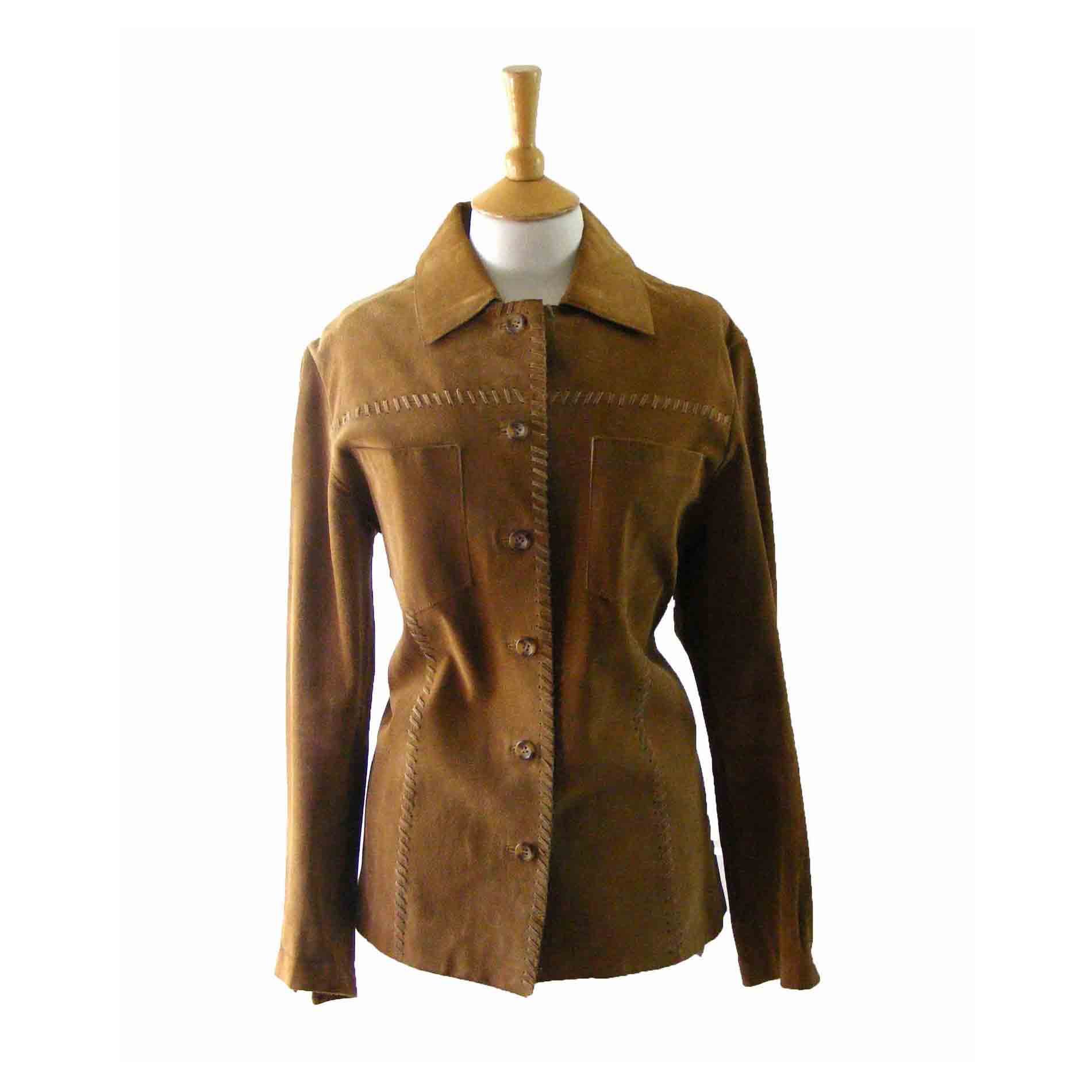 90s Suede Jacket - Classic 90 Style - 14