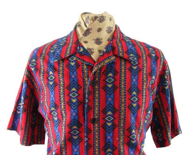 90s Western Multicoloured Shirt - Image 2