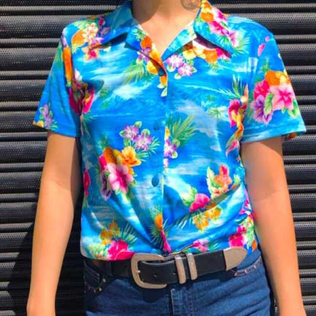 90s Womens Hawaiian Shirt