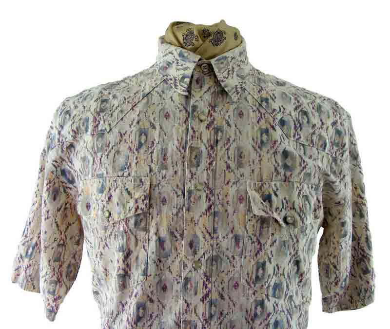 90s Wrangler South Western Shirt - Image 2